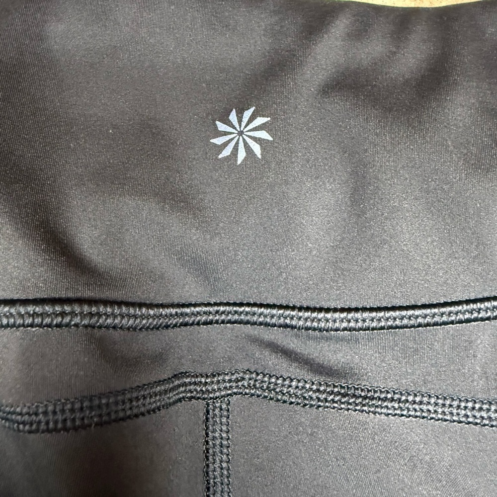 Athleta Black High-Rise Bike Shorts - Picture 6 of 9